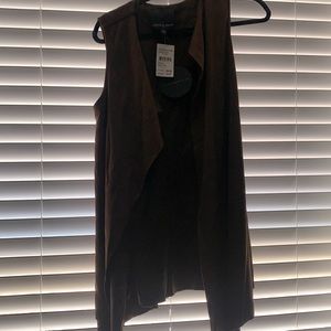 Harlowe and Graham Brown suede vest